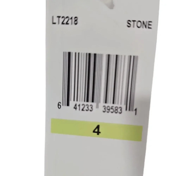 London Times V-Neck Sleeveless Silk Dress Stone Size 4 NWT - Picture 4 of 5